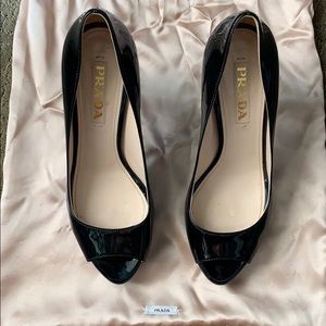 Prada Peep Toe Pumps
